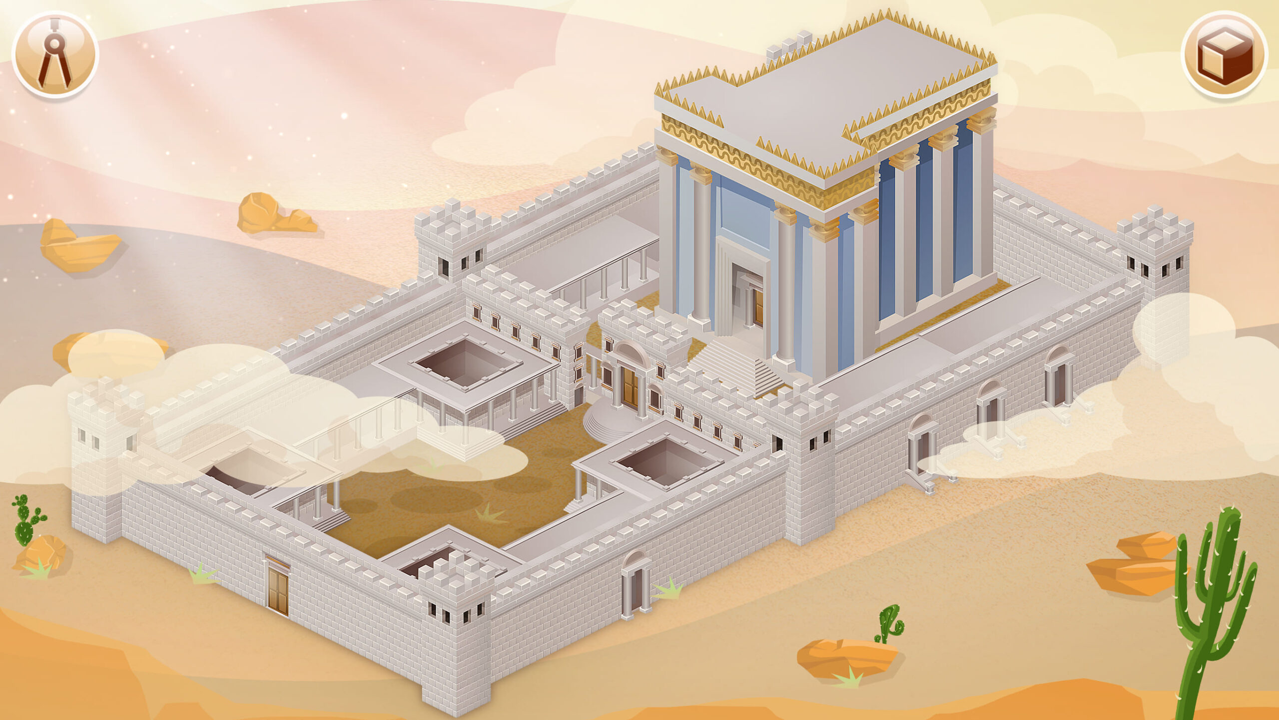 Tample Building Game Concept